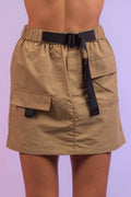 High Waist Active Buckle Skirt