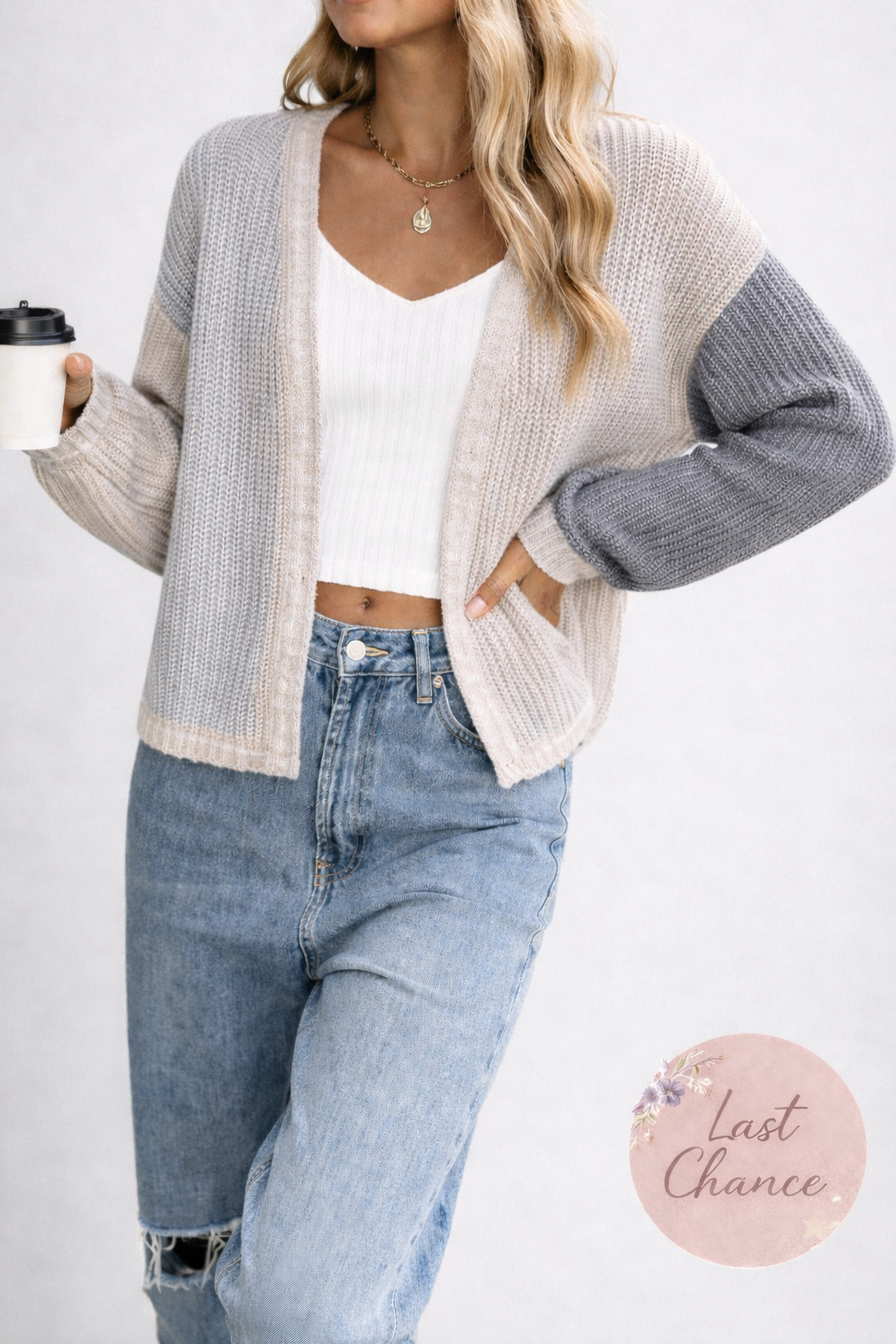 Christine Colorblock Cardigan