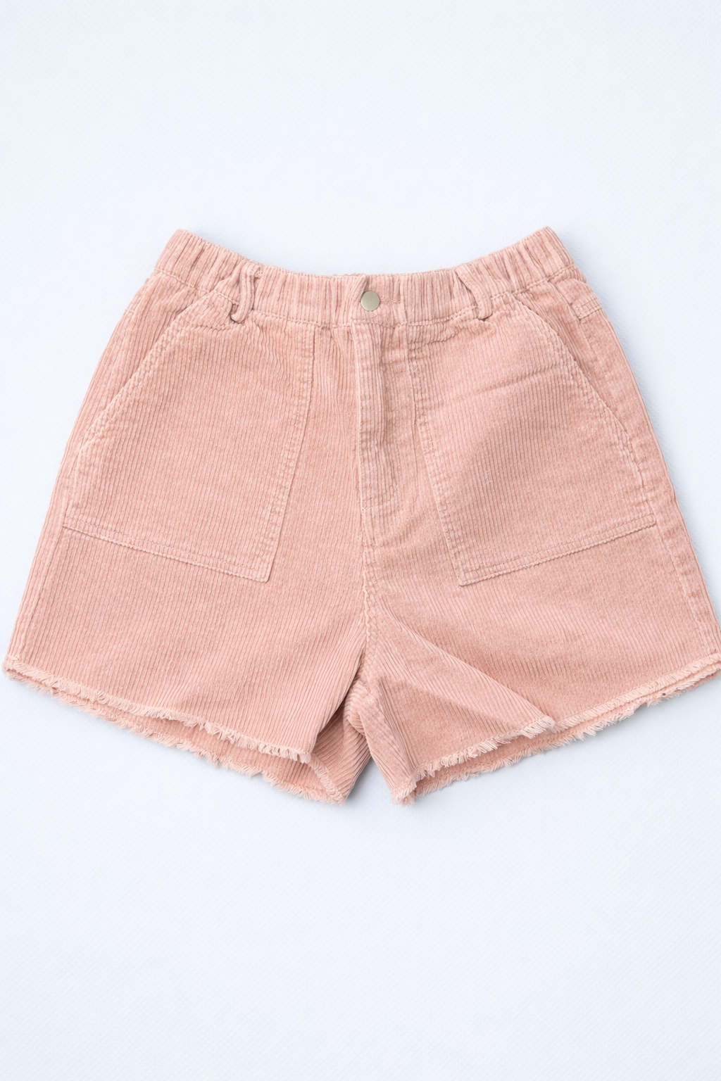 Corduroy High-Rise Shorts
