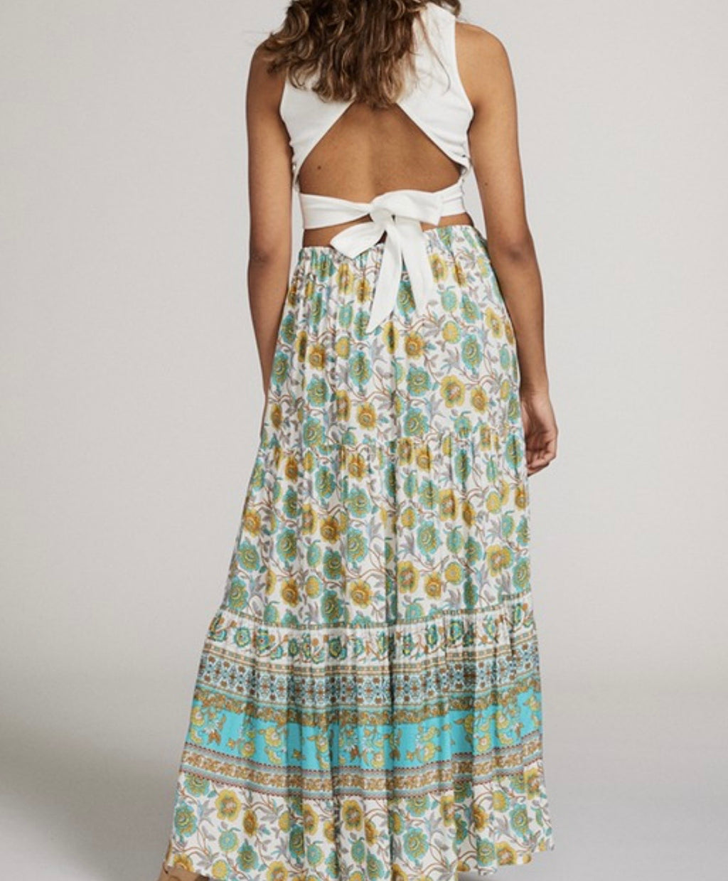 Printed Maxi Skirt