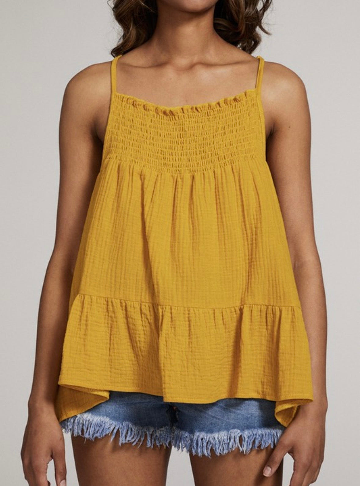Smocked Yoke Tank