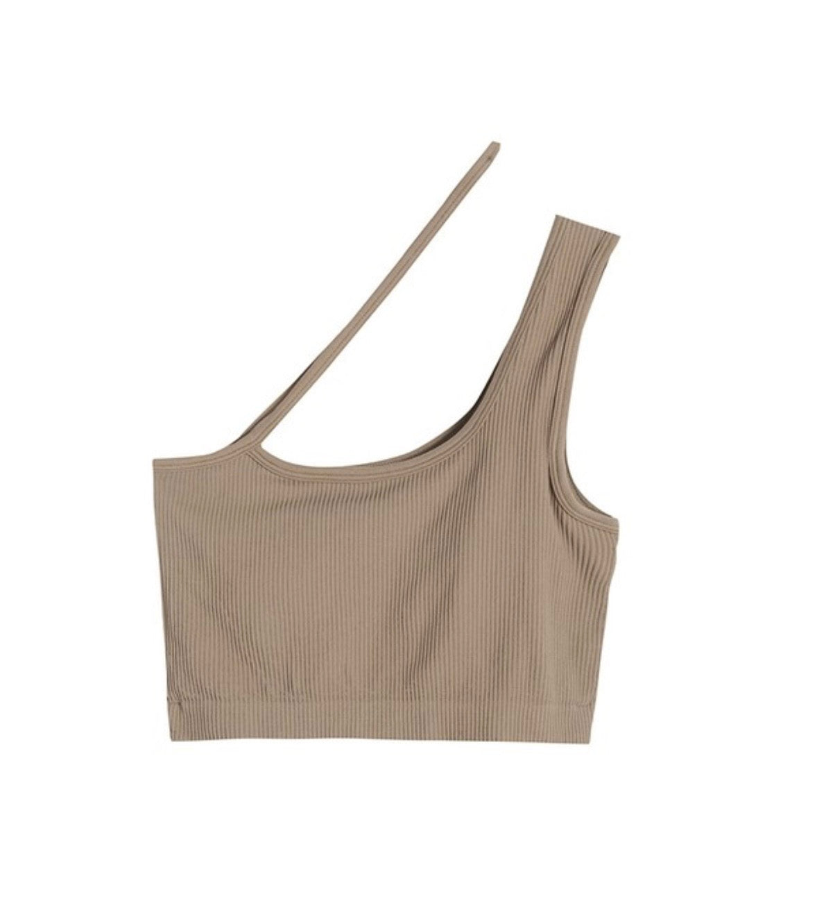 One Shoulder Bralette Tank