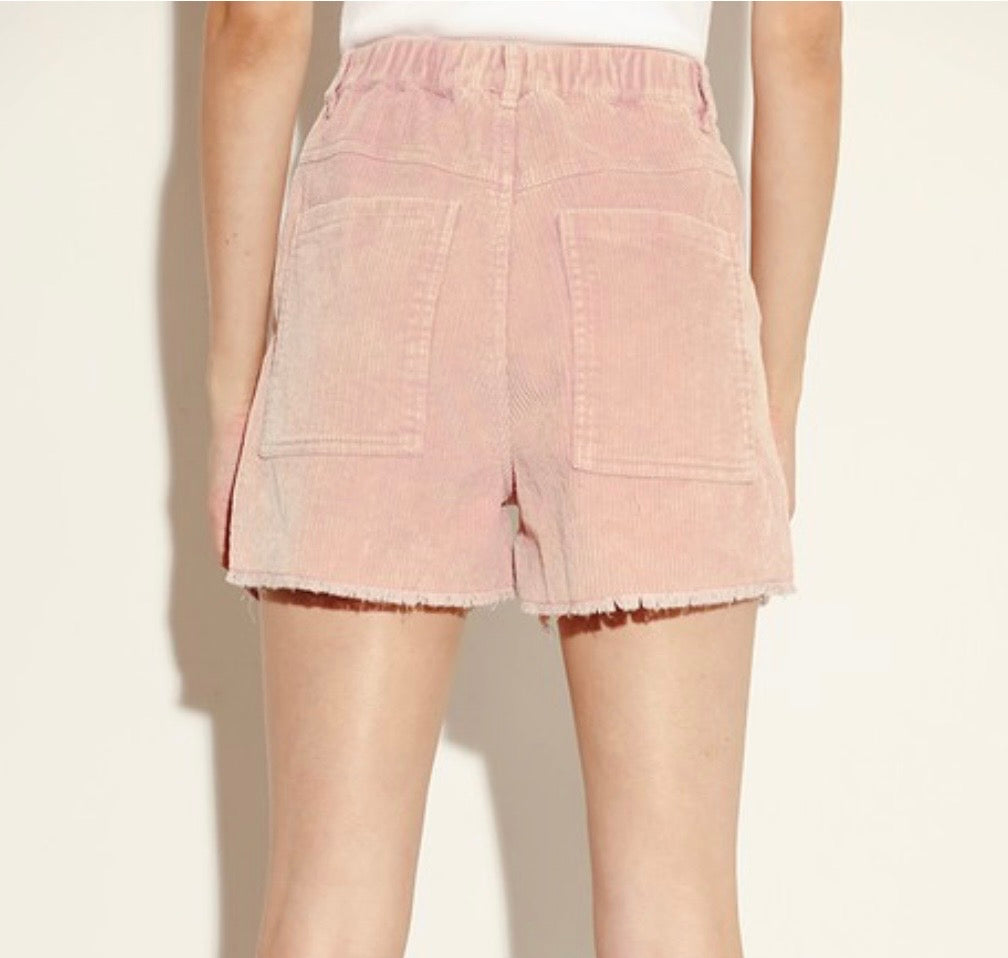 Corduroy High-Rise Shorts