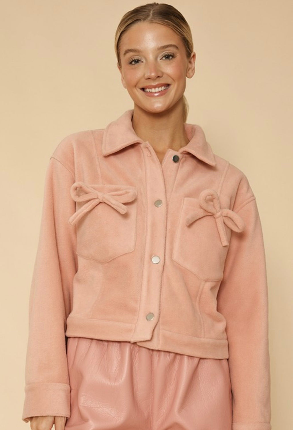 Fleece Bow Jacket