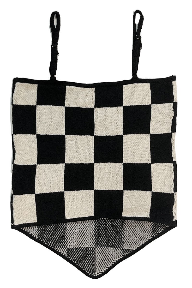 Checkmate Knit Tank