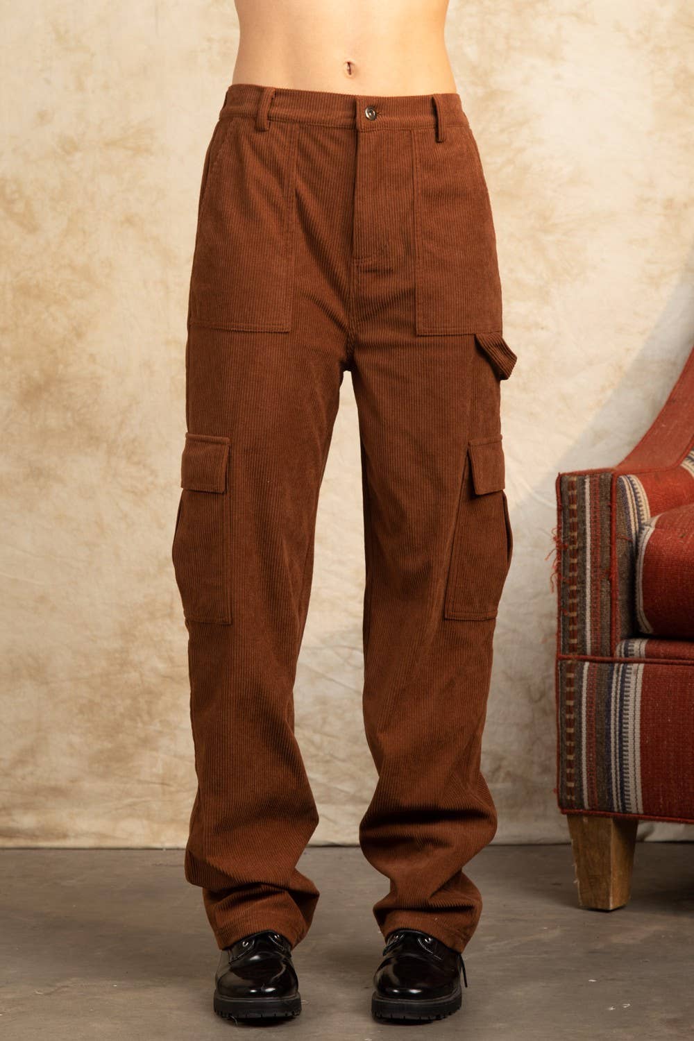 Corduroy Carpenter Cargo Pants