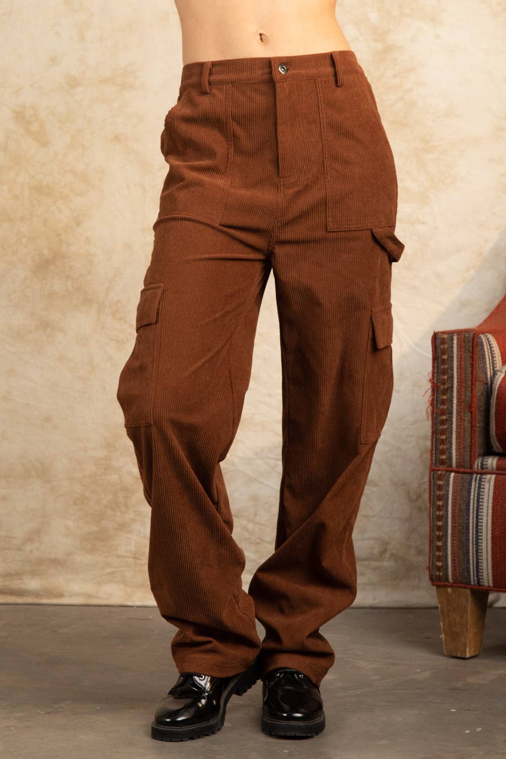 Corduroy Carpenter Cargo Pants