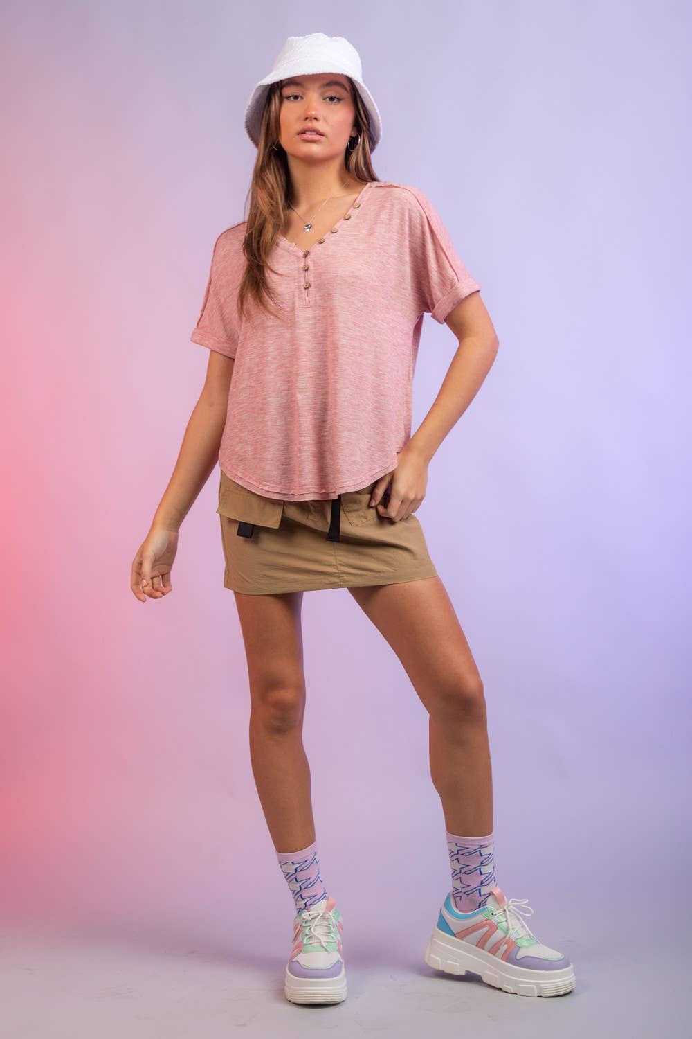 High Waist Active Buckle Skirt